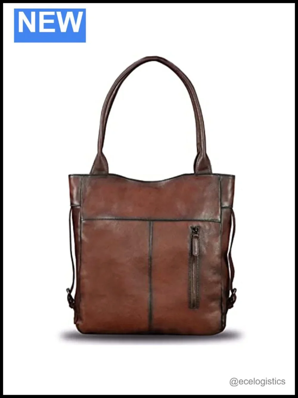 Genuine Leather Shoulder Bag Handmade Vintage Crossbody Tote Purse